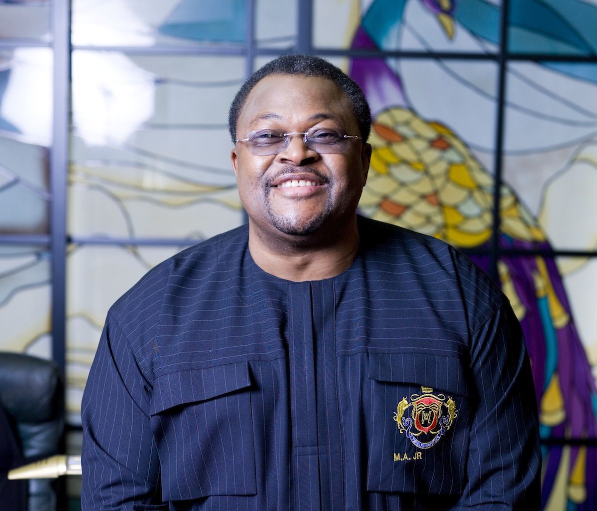Dr Mike Adenuga, Chairman, Globacom Limited, owners of Glo Mobile Benin