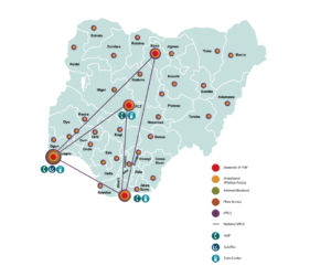 Vodacom Business Nigeria network coverage   Source: company website 