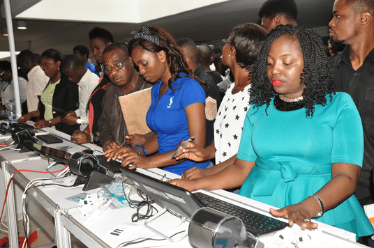 Attendees at TECH+ underway in Lagos