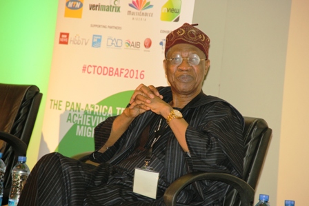 Technology Times Photo showing Alhaji Lai Mohammed, Minister of Information&Culture at an event in Lagos