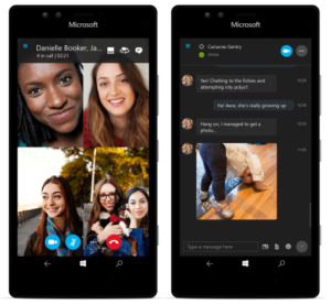 Skype for window 10 mobile now allows group video calls