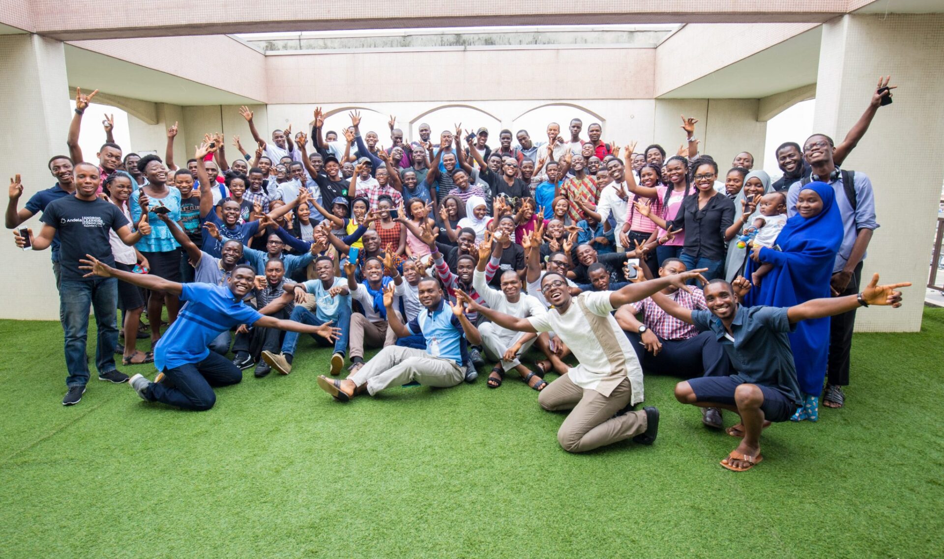 Andela team seen at an event. Andela, which has a Nigeria office, builds high-performing engineering teams with Africa's most talented software developers, and recently secured $40 million in Series C funding   Photo credit: Andela