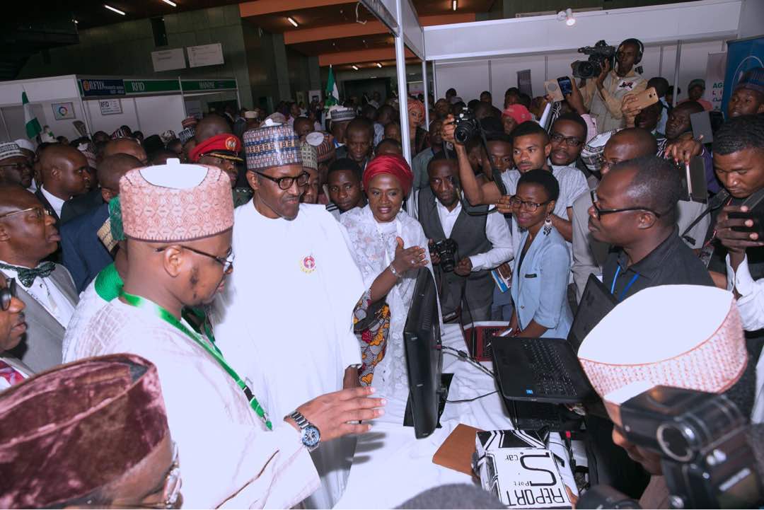 Cross section of activties at the event where President Muhammadu Buhari delivered this speech Tuesday November 7, 2017 at the opening of the 2017 eNigeria Conference organised by the National Information Technology Development Agency in Abuja.